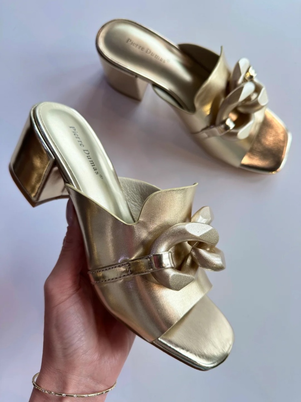 Pierre Dumas Kennice Metalic Sandal
